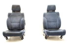 72010-17040 Toyota Pair Of Left And Right Front Blue Seats Fits 85-89 Mr2