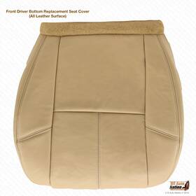 636ch0713lct Us Auto Nation 2007-2012 Chevy Avalanche Heated And Power Seat Driver Leather Cover In Tan