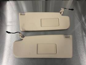 3c0857551ak Volkswagen 2009-2017 Vw Cc Left Right Sun Visor Sunvisor Mirror Pair 2 Tan Beige Oem