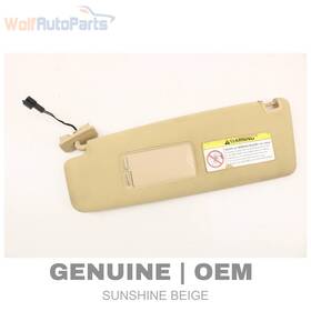 3d0857551j Volkswagen 2004-2006 Vw Phaeton - Left Sun Visor / Mirror