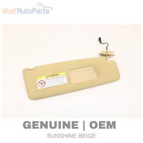 3d0857552j Volkswagen 2004-2006 Vw Phaeton - Right Sun Visor / Mirror