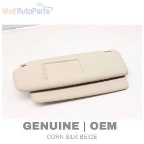 7p6857551b Volkswagen 2011-2012 Vw Touareg - Left Sun Visor / Mirror