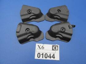 30755419 Volvo 07 08 09 10 11 12 S80 Front Seat Upper Backrest Frame Side Covers Left Right Set