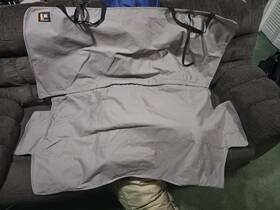 Weathertech De9011gy Bench Rear Seat Cover Animal Protector Gray Medium Highback
