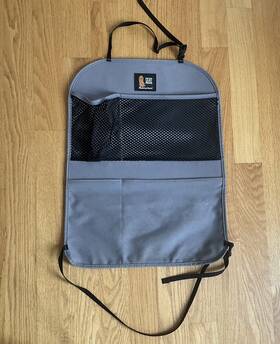 Weathertech Sbk9001pcgy Seat Back Protector/organizer For Of Gray 24 Inch H X 18 W