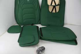 Yoeoso2021a Yoeoso Yxqyoeoso Comfortable Leather Car Seat Covers 5 Full Set Universal Fit Green
