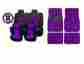 Zebrpurple15pc Ys New Purple Zebra Mesh