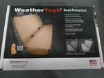 Weathertech DE2021CH Seat Protector Tan. Fixed Price $200.00.