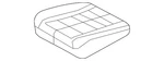 Genuine Ford Cushion Cover BA8Z-7462900-AF. Fixed Price $113.38.