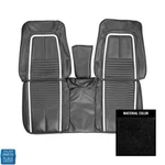 1967 Camaro Front Bench Seat Covers Upholstery Black White / Deluxe Interior. Fixed Price $466.99.