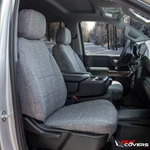Custom Fit Tweed Front Seat Covers For The 2020-2025 Kia Telluride. Fixed Price $110.00.