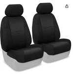 Coverking Seat Covers Select Camry 50/50 Front Bucket Neosupreme Black Sealed. Fixed Price $185.00.