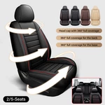 Leather Covers Full Set 5 Seats Front Rear Split Headrest For Chrysler 200. Fixed Price $148.58.