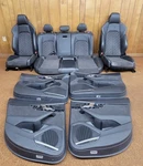 17-23 Audi S4 A4 Complete Leather/alcantara Sport Front & Rear Seat/door Card. Fixed Price $2250.00.