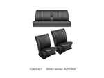 Vw 65-67 Type 3 Fast/ Notchback Tmi Seat Upholstery W/ Armrest Basketweave Vinyl. Fixed Price $429.95.