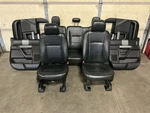 2015-2020 Ford F150 Crew Cab Black Leather Front & Rear Set W/ Panels. Fixed Price $1999.99.