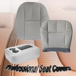 Driver Bottom & Top Seat Cover Jump Gray For 07-14 Chevy Silverado Tahoe. Fixed Price $75.29.