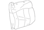 Genuine Gm Medium Neutral Passenger Seat Back Cushion Cover 19127415. Fixed Price $57.15.