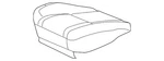 Genuine Gm Ebony Driver Seat Cushion Cover 20779849. Fixed Price $332.12.