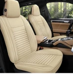 Aoog Front Only Universal Car Seat Covers, Leatherette Automotive Beige. Fixed Price $108.63.