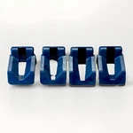 Mercedes-benz W124 S124 Estate Rear Seat Plastic Trim Set Of 4X Blue 1249220130. Fixed Price $49.00.