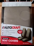 Autocraft Bradford Tan Bucket Seat Covers AC5040621T- Pack. Fixed Price $22.50.