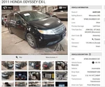 Driver Front Seat Bucket Leather Electric Fits 11-13 Odyssey 4539681. Fixed Price $474.90.
