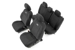Rough Country Front/rear Seat Covers Black For 16-23 Toyota Tacoma Double 91031. Fixed Price $229.95.
