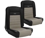 Ford Mustang Deluxe Pony Seat Trim Kit Black & White 1965 1966 Fastback Gt. Fixed Price $1066.61.