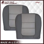 2001 Ford F-250 Platinum Edition Front Both Bottom Seat Covers 2-TONE Gray. Fixed Price $229.06.