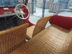 Fiat Jolly 500 600 750 Wicker Seat Set Recovering Service. Fixed Price $2900.00.