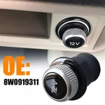 For Vw Audi 12V Cigarette Lighter Blank Dust Cover Plug Chrome Plated 8WD919311. Fixed Price $8.88.
