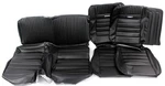 1965-1966 Fastback Mustang Seat Upholstery Pony Full Set W/ Buckets Black. Fixed Price $819.71.
