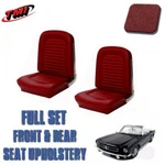 1966 Mustang Convertible Front And Rear Seat Upholstery Red By Tmi-in Stock!!. Fixed Price $576.60.
