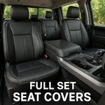 Hecasa Full Car Seat Covers Kit 15-22 Ford F150 Super Crew Cab With Armrest. Fixed Price $180.99.