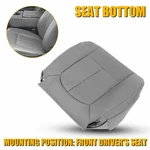 Leather Driver Bottom Seat Cover Gray Pad 2011-2016 Ford F250 F350 F450 F550. Fixed Price $43.69.