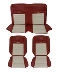 Scott Drake 65CP-P-FULL-R-W 1965 Coupe Set Pony Upholstery Red/white. Fixed Price $1075.95.