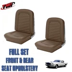 Front Rear Seat Upholstery Palomino Vinyl, 1964 &1965 Mustang Fastback. Fixed Price $576.99.