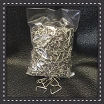 500 Stainless Steel Hog Rings 3/4" Upholstery Fences Cages 1 Lb Usa. Fixed Price $99.99.