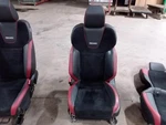 Driver Front Seat Black Red Leather Electric Fits 19 Subaru Wrx. Fixed Price $850.00.