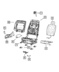 Genuine Mopar 2011-2024 Dodge Charger Front Seat Adjuster Shield 1UY33DX9AC. Fixed Price $93.95.