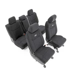 Rough Country Front & Rear Neoprene Seat Covers For 14-21 Toyota Tundra Crew. Fixed Price $249.95.