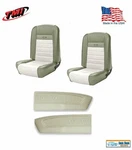 1964 - 66 Mustang Front & Rear Deluxe Pony Upholstery + Door Panels.. Fixed Price $1226.99.