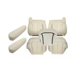 Light Tan 522 Or 922 Leather Driver & Passenger Bottom Seat Cover Top Lean .... Fixed Price $169.52.
