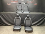 14-20 Mini Cooper Front And Rear Black Carbon Leatherette Seats Trim Code K9E1. Fixed Price $450.00.