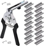 Hog Ring Pliers Kit Upholstery Type M 600 Pcs Nails Wire Cage. Fixed Price $19.98.