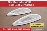 2009-2016 Mercedes W212 Front Seat Back Vent Grille Cover. Fixed Price $24.88.