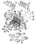 Genuine Mopar Rear Seat Back Cover 6VE25LU5AB. Fixed Price $615.90.