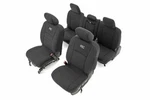 Rough Country Front & Rear Seat Covers For Ram 1500 19-25. Fixed Price $269.95.