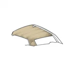 Scott Drake HL-FM-CP-65-PR Headliner Fits 65-70 Mustang. Fixed Price $199.95.